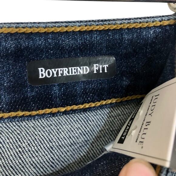 Judy Blue High Waist Boyfriend Fit Paint Splash Jeans Size 26 - Picture 4 of 8